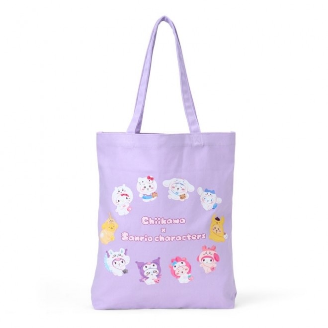 The Chiikawa × Sanrio Characters collaboration features mascots in fuzzy costume crossovers, with 21 new items releasing June 13 nationwide